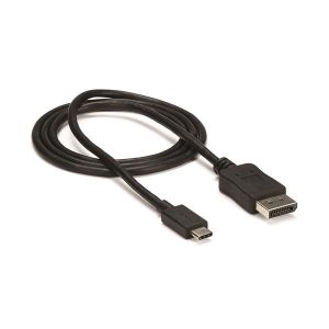 STARTECH.COM : 3.3 ft USB C to DisplayPort cable and adapter in-one- 4K DisplayPort cable- Black USB C to DP adapter cable matches your black USBC Ultrabook or laptop- USB Type C to DisplayPort cable